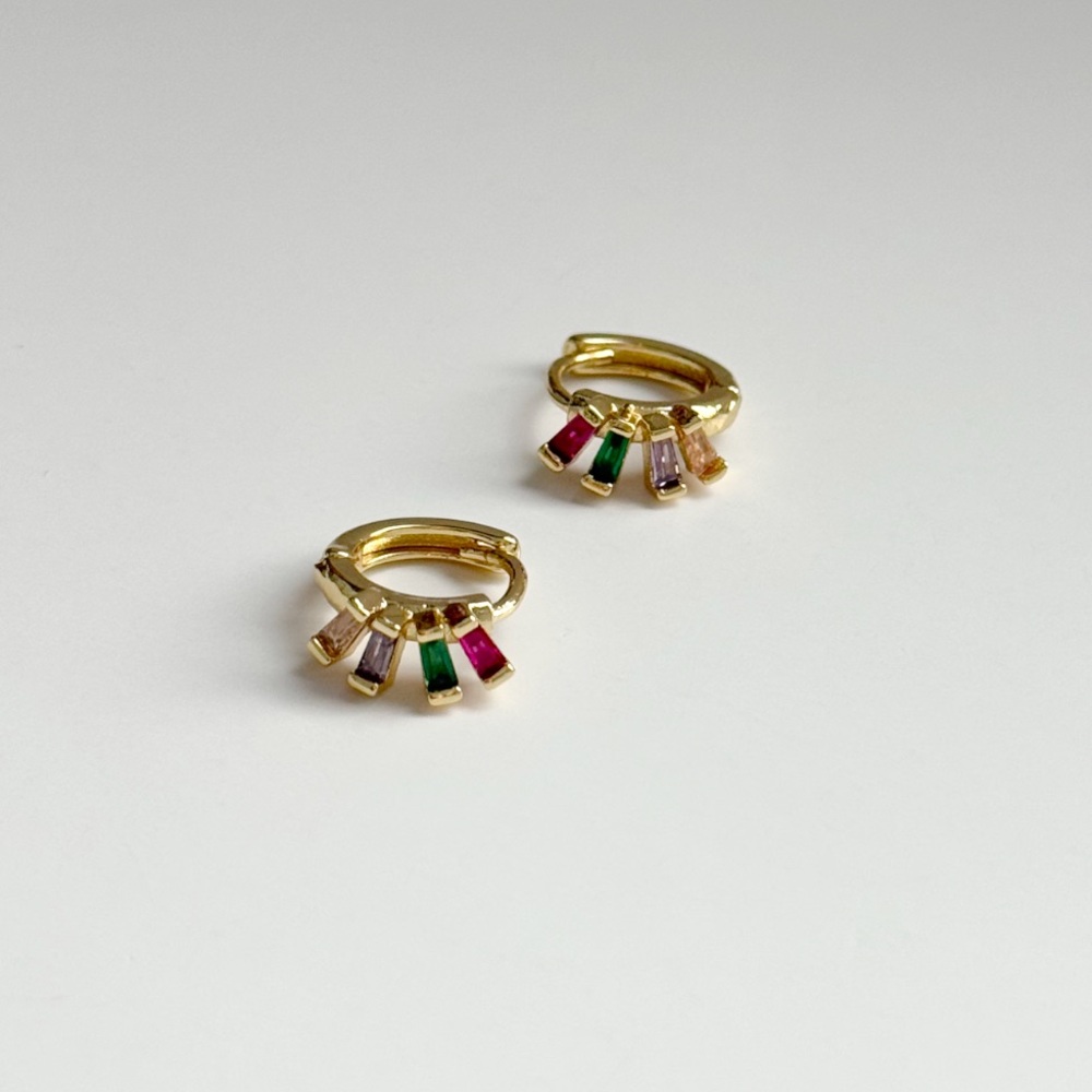 Little Gem Huggie Hoops